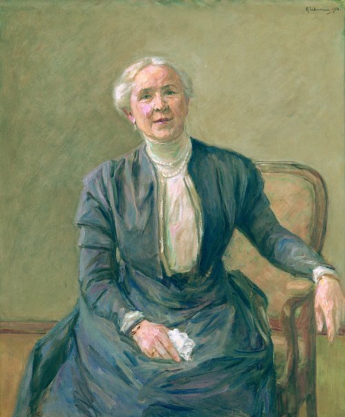 Max Liebermann, Bildnis Frau Adele Wolde, 1910, Kunsthalle Bremen